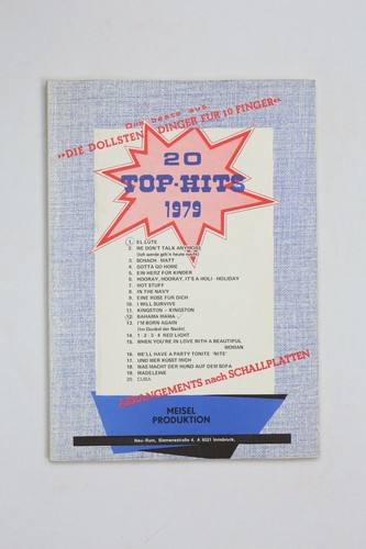 Noten top hits - top-hits, 1979