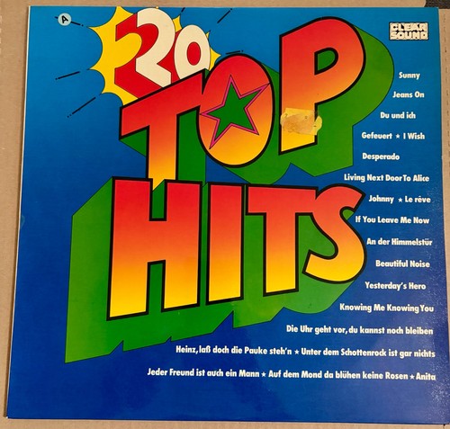 Schallplatte top hits - schallplatte,